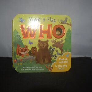 Who: Peek-a-Flap Board Book by Jaye Garnett